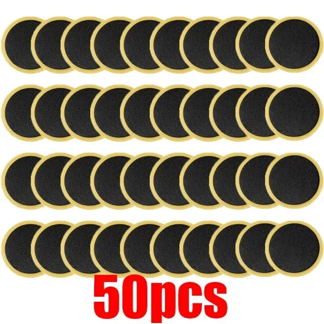 50/30/20/10PCS Bicycle Glue-free Tire Patches Tool Quick Repairing Tyre Protection Patch Adhesive Quick Drying Bike Accessories