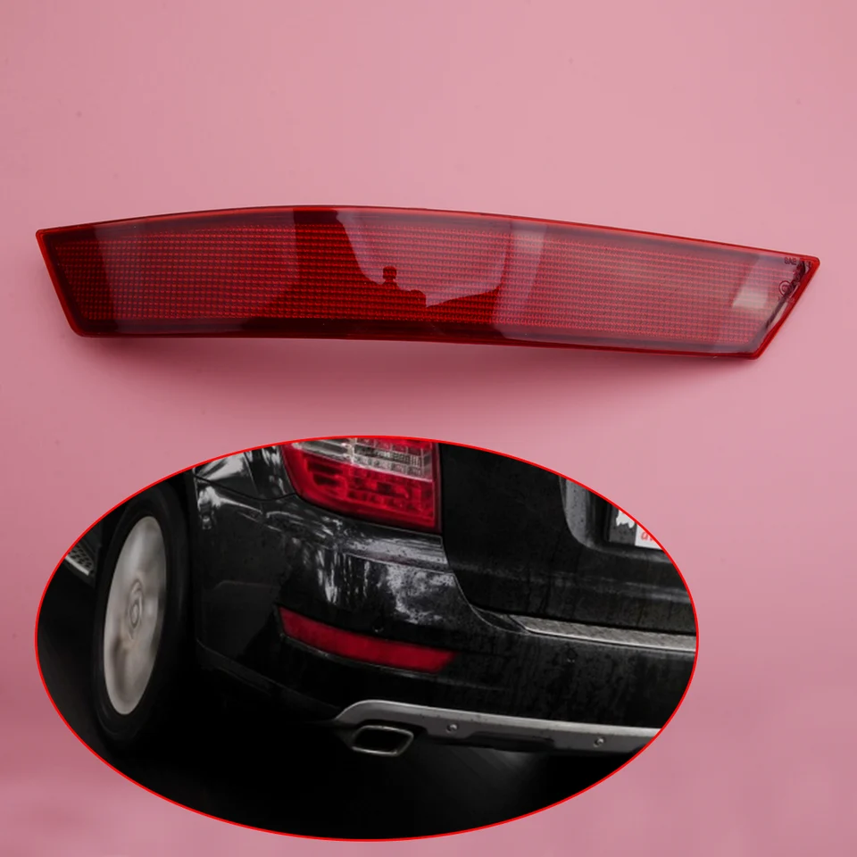 Riflettore Paraurti Posteriore Destro Per Mercedes Classe ML (2008-2011) | Obiettivo Rosso | Materiale: PMMA E ABS | Codice: 1648201674 - 3