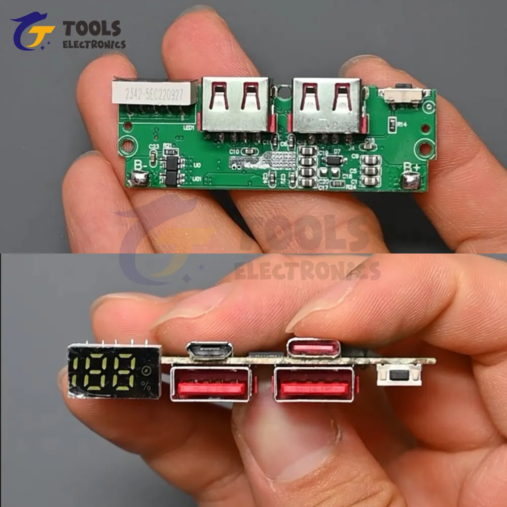 22.5WFastChargingModuleforDIYPowerBankPDQCVOOC3.7VLithiumBatteryChargerBoardCircuitProtectionwithLEDDisplay-AliExpress