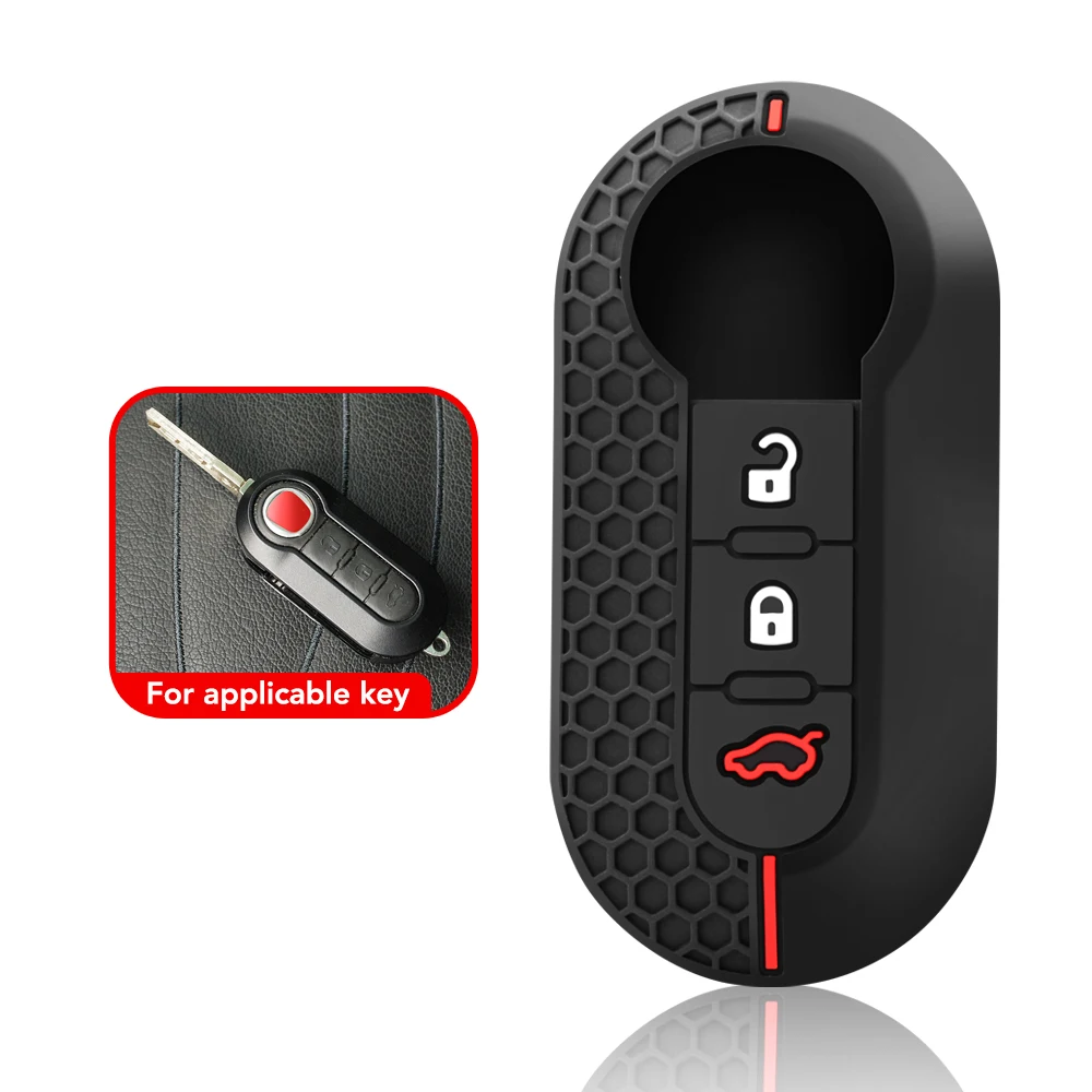 3-Button Car Remote Key Fob Shell Cover Case Holder