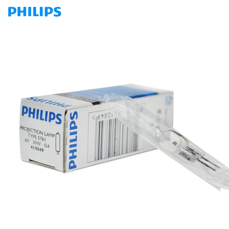 PHILIPS 5761 6V30W Microscope Lamp Bulb For Olympus CX31, CX41, CKX41, GX41 Models