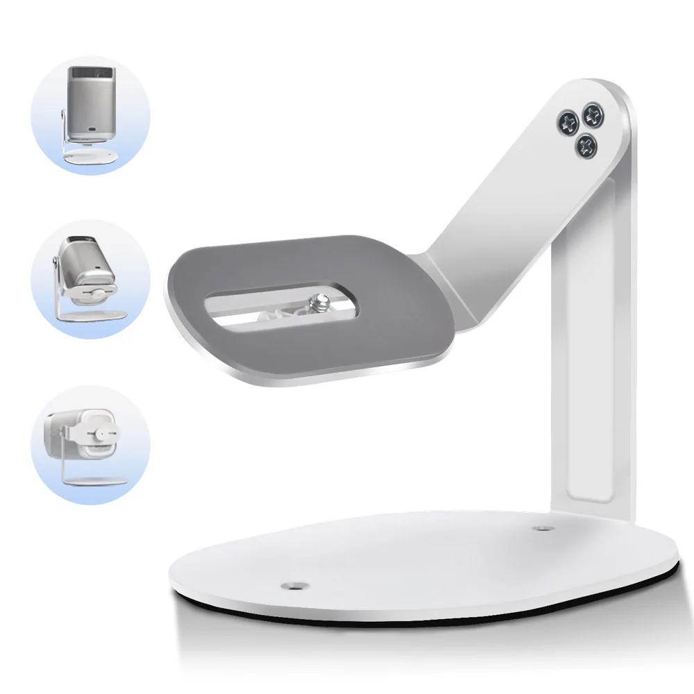 תושבת מתלה קיר לשולחן 3 ב-1 למקרני פרויקטור אוניברסליים °   תושבת מקרן סיבוב חינם