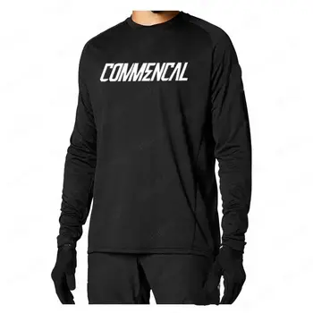 2025 Men's Long Sleeve T-shirt Mountain Bike Off-Road Motorcycle Cycling Jersey MTB Clothes Camping Outdoor Fishing Top Loose 1