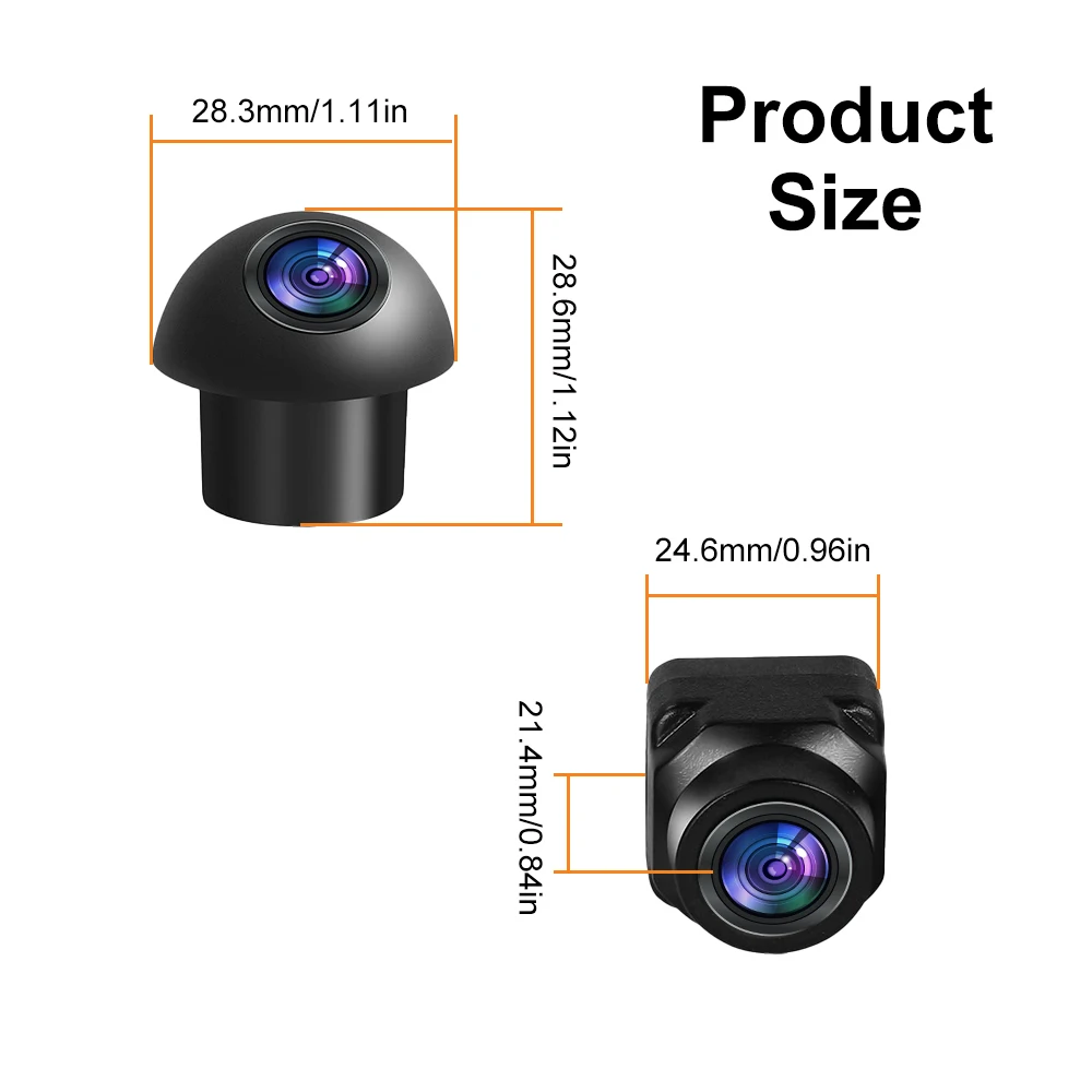 Car 360 Panoramic Camera Night Vision 1080P AHD Left Right Front Rear View Camera System for Android Auto Radio Multimedia 360 panoramic camera 360 degree camera