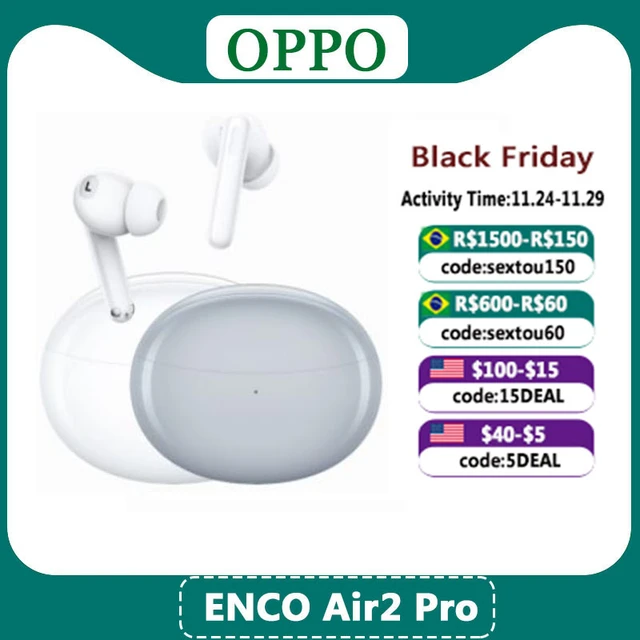 OPPO Enco Air 2 Pro TWS Earphone Bluetooth 5.2 Active Noise Cancelling  Wireless Headphone 28H Battery