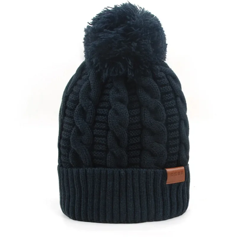 SNOW Winter men women keep warm Ski Hat Cotton Thicken Snowboard Hats Outdoor Monutain Hiking Camping Knitted Caps