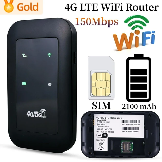 5g Outdoor amplificateur de signal WiFi avec carte SIM 4G LTE