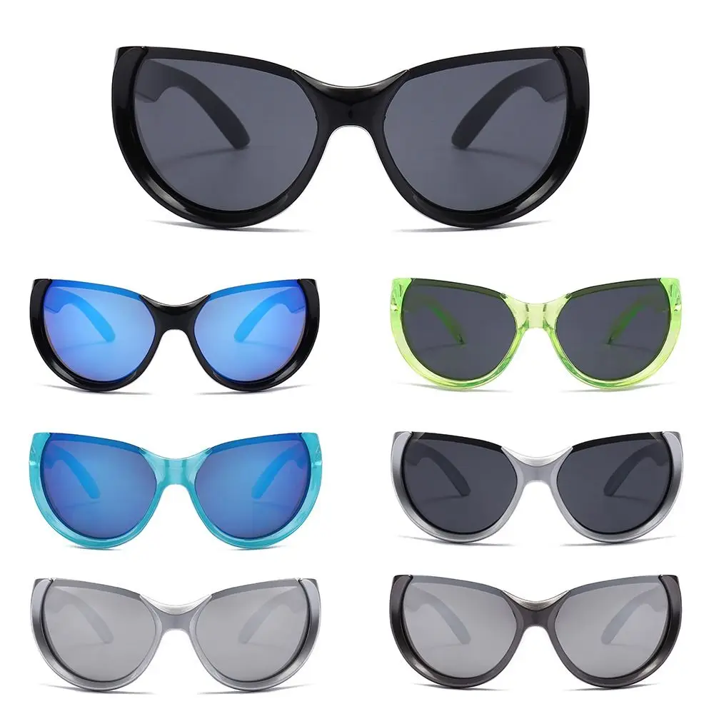 

Big Frame Men Shades Cycling Sport Wrap Around Women's Sunglasses Black Sun Glasses Y2k Sunglasses