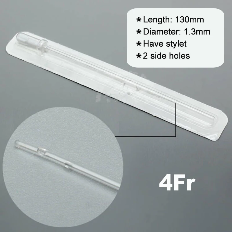 Cat Catheter with Stylet 3Fr End Hole 4Fr Side Holes Veterinary Urinary Cat Catheters veterinary urinary catheter