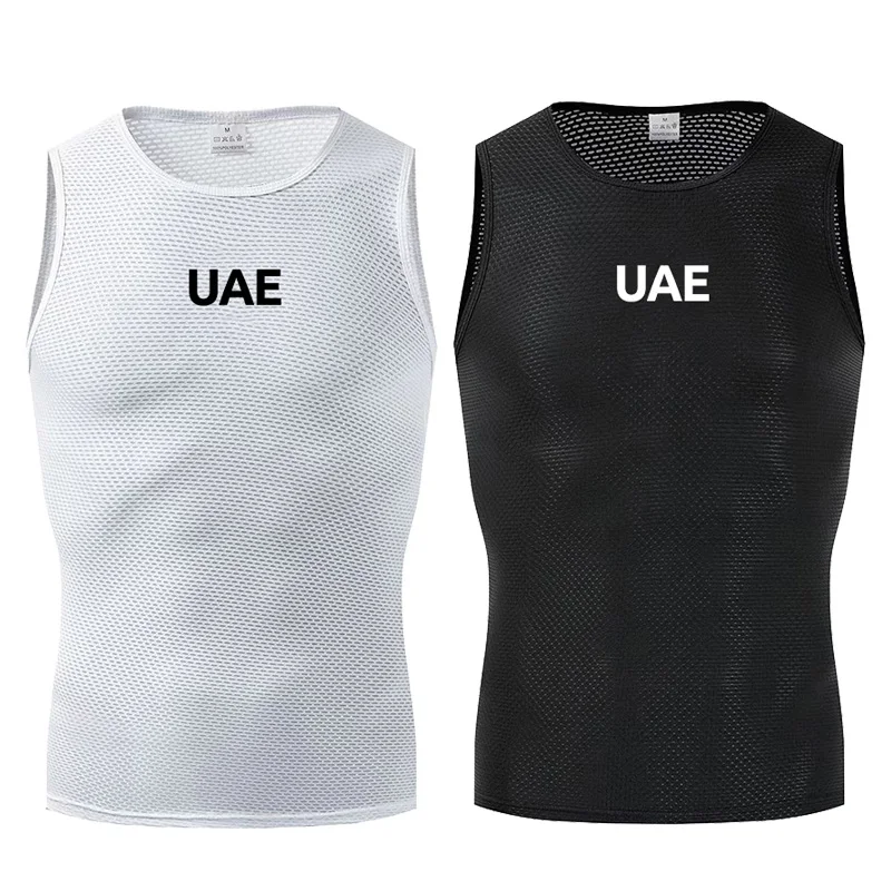 Description Picture 6 of item2024 UAE Team Cycling Base Layer Summer Jersey Sleeveless Cycling Vest MTB Road Bike Vest Mesh Bicycle Underwear Cycling Clothes