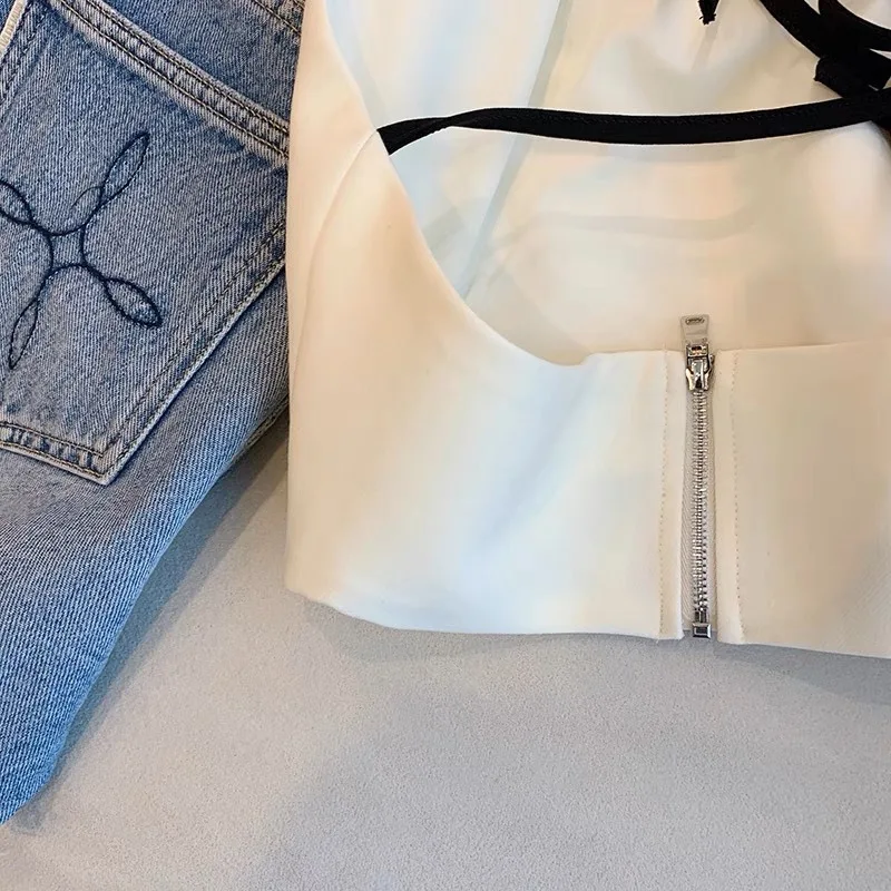 Spring summer white cotton 2-14 baby girl vest children casual Camisoles Tanks T-shirt crop top teen kids girls clothes kids tops