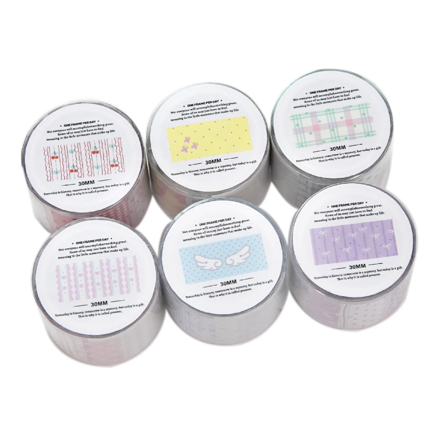 1pcs/1lot 장 접착 테이프 힐링 스윗하트 마스킹 정크 저널 스크랩북 스티커 DIY