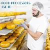 50/100pcs Disposable Bouffant Caps Stretch Net Hair Head Cover Non Woven Fabric Dust Strip Hat Cooking Kitchen Bathroom Supplies 4