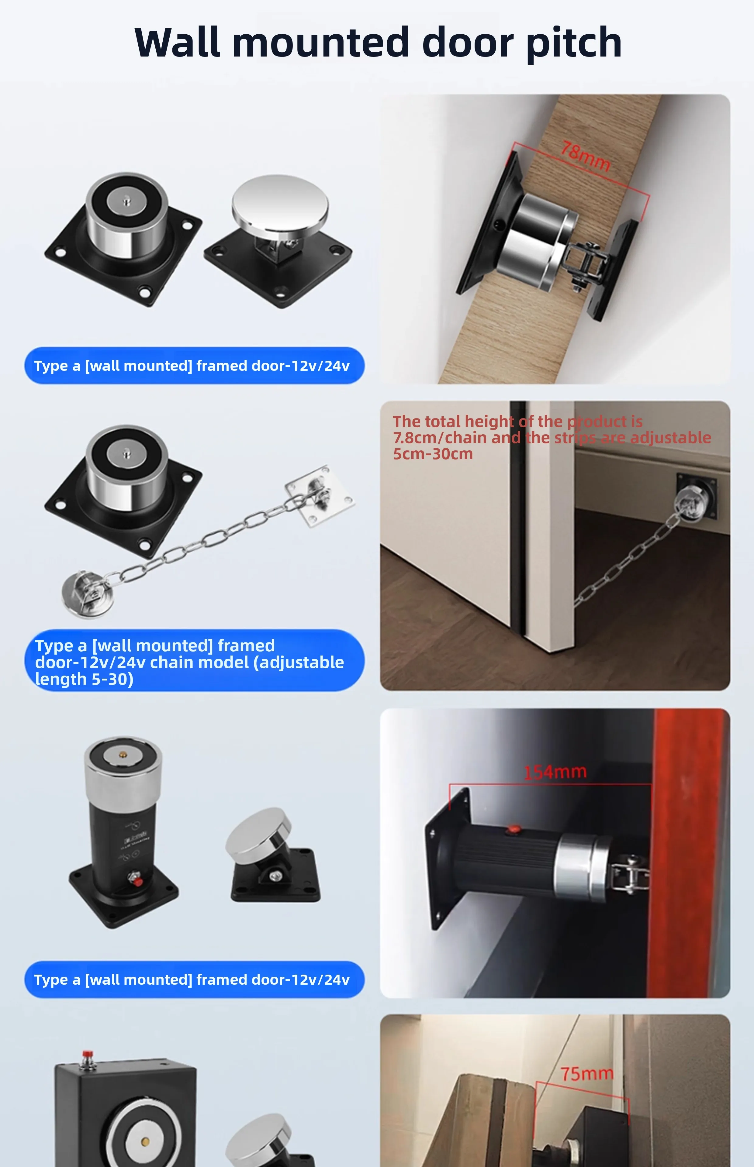 Fireproof Electromagnetic Door Absorber Electromagnetic Release Device Wanda Pla