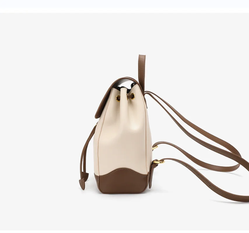 Genuine leather Backpack 2024 New fashion lightweight leather women's travel large capacity backpack
