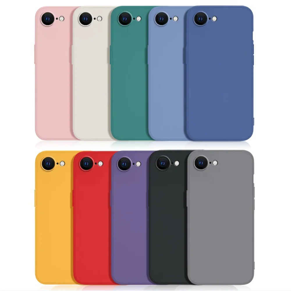 Premium Liquid Silicone Shockproof Bumper Case - Luxury 6.1 Inch Rubber Cover