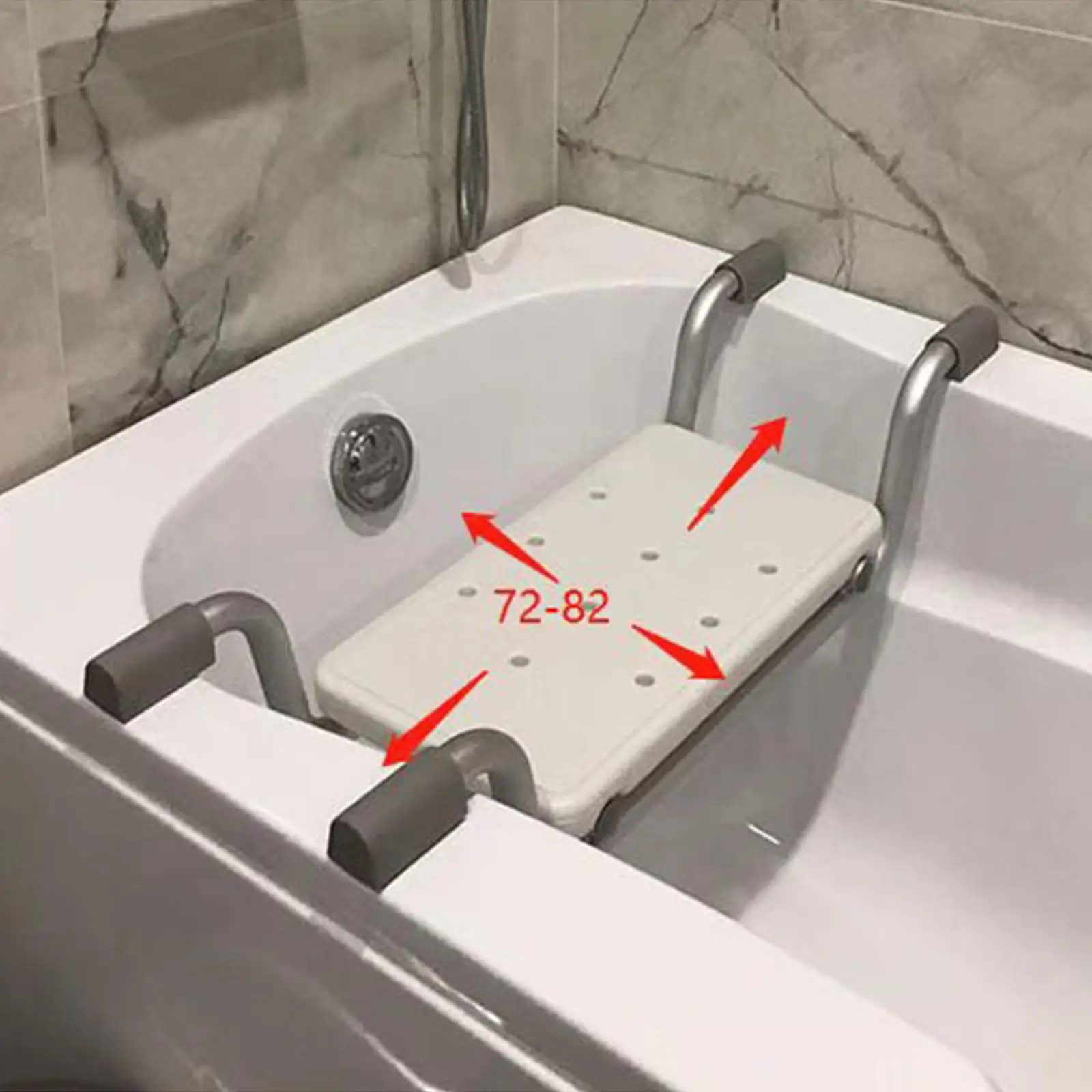 Bath, Lightweight up to 130kg Weight Shower for Seniors Sturdy and Comfortable