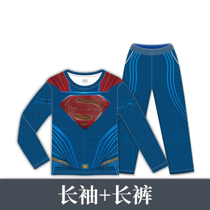 thumbnail image 1 of Camiseta de cosplay de Marvel Steve Rogers, cuello redondo, estilo primavera y otoño, pantalones de manga larga, disfraz de Halloween para niños, Capitán América, 1 of 5