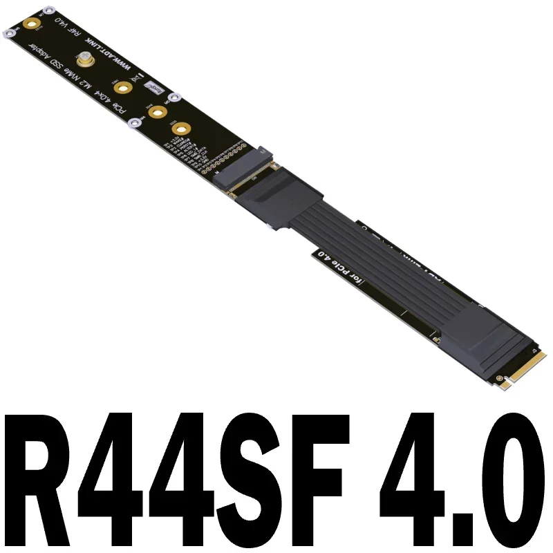 Cartão do Riser da Movimentação Contínua Prolongador Chave 64gbps Ssd M.2 Nvme 2280 22110 R44sf K44sf Ssd m2 Pci-expresso 4.0 x4 Pci-e m - Imagem 6