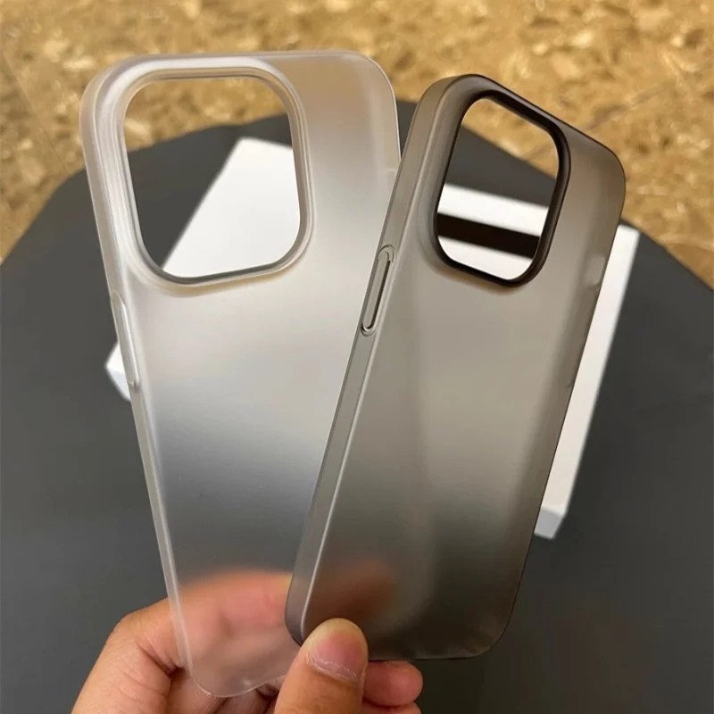 Ultra-Thin Frosted Semi-Transparent Phone Case with Non-Yellowing, All-Inclusive Fall Protection