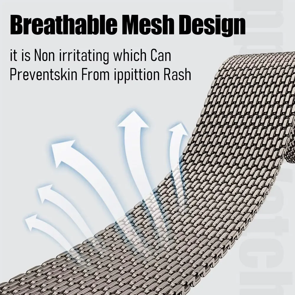Magnetic Stainless Steel Milanese Loop Bracelet
