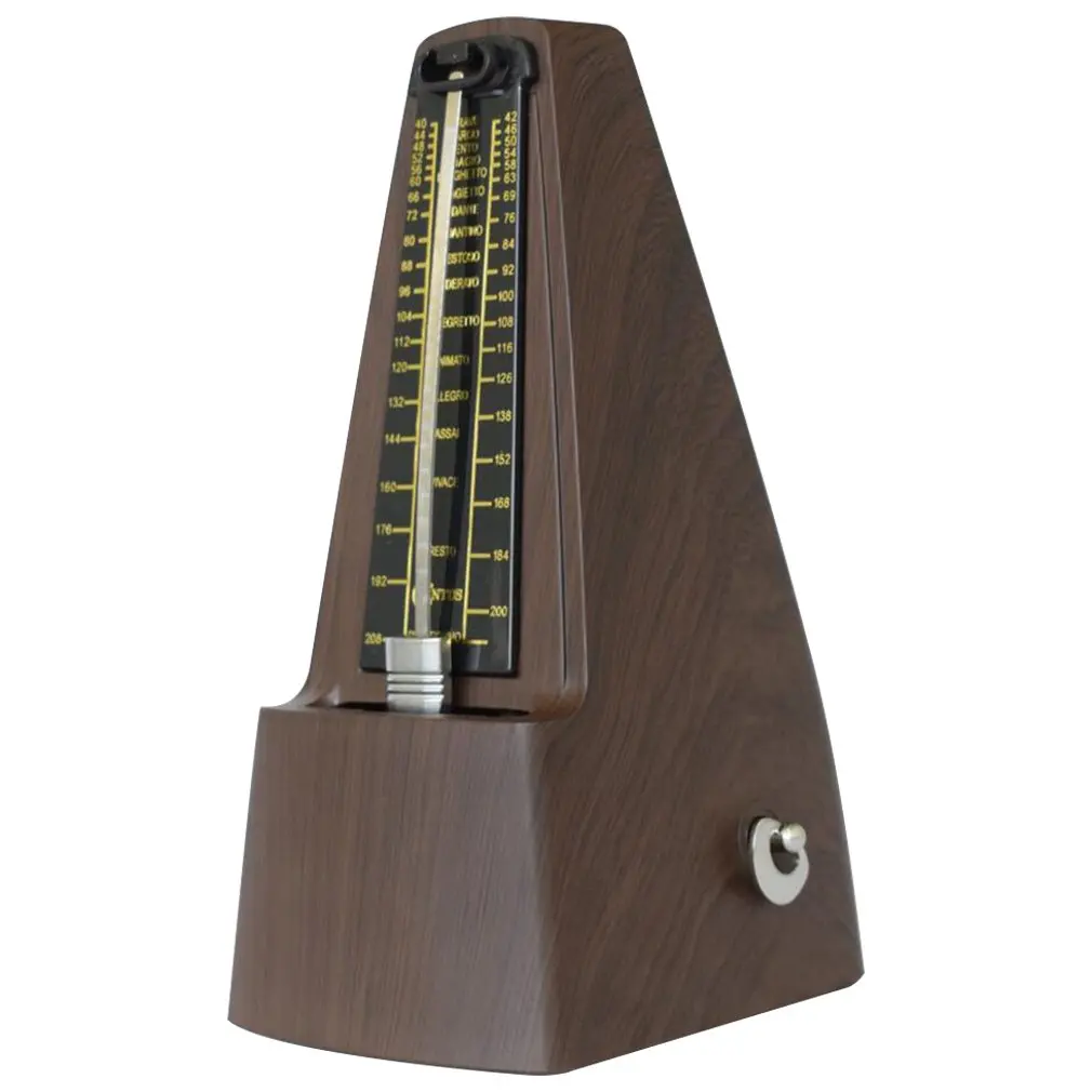 

Vintage Tower Type Guitar Metronome Bell Ring Piano Violin Rhythm Mechanical Pendulum Metronome