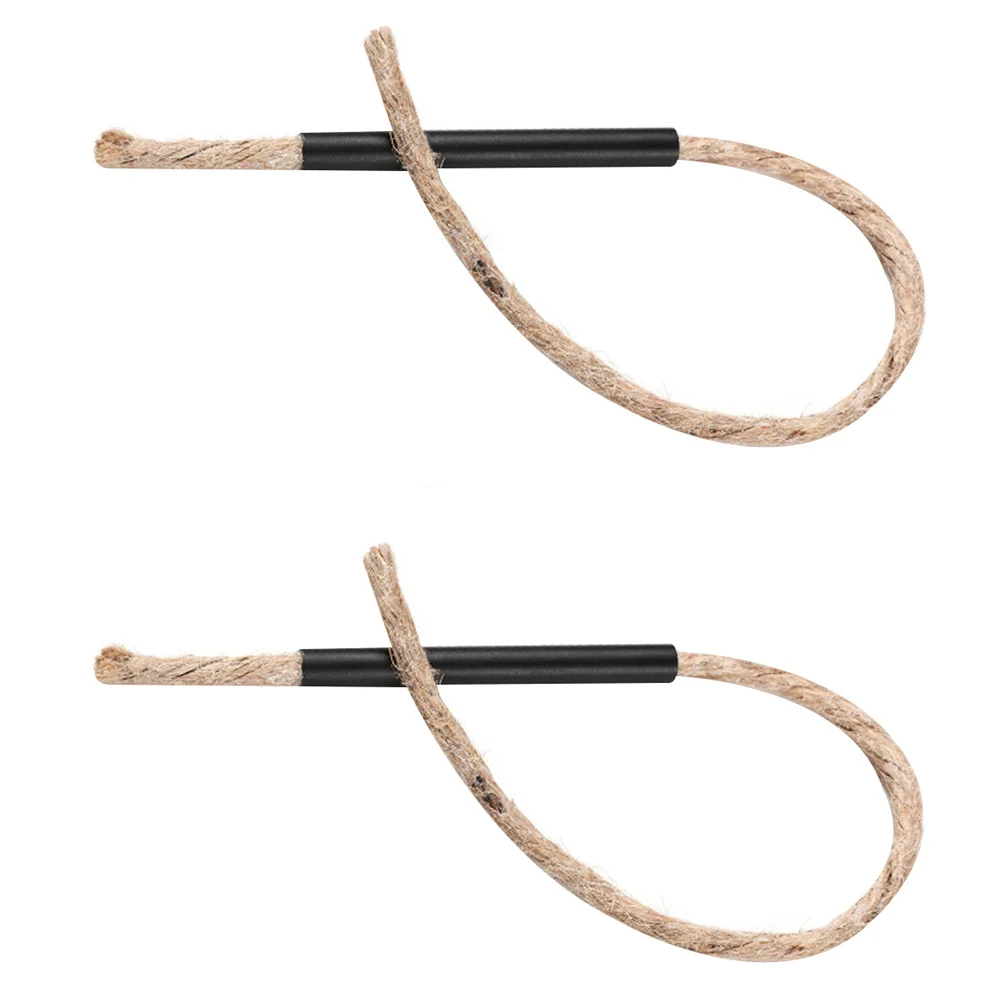 

2pcs Survival Wick Fire Starters Rope Core with Aluminum Sleeve