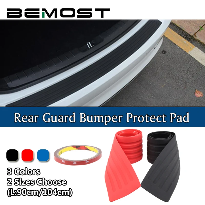 Bestest Per Volkswagen Jetta Amarok Caddy Golf Polo Passat Tiguan Car Rubber Rear Guard Paraurti Pad Cover The Scratch Sticker