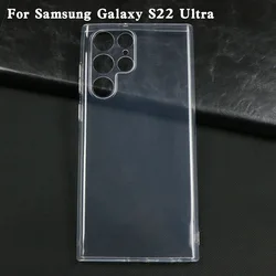 Clear Soft TPU Camera Protection Case - Enhanced Back Cover (S22 Ultra)