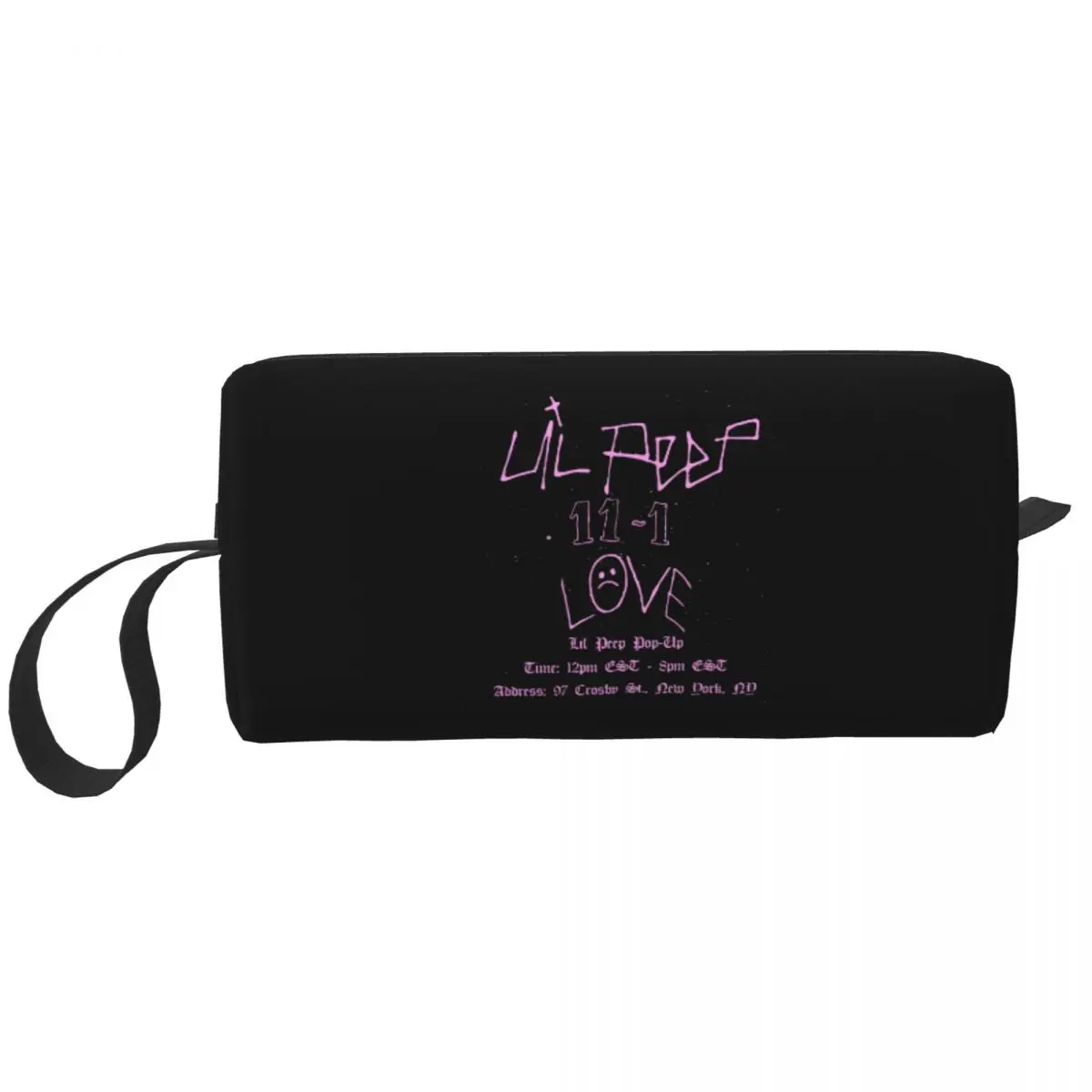 

Lil Peep Cosmetic Bag for Women Makeup Bags Travel Zipper Toiletry Bag Organizer Merch