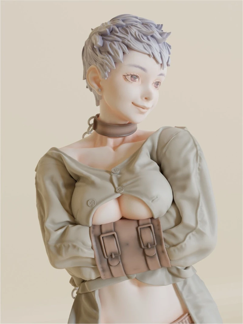 

210mm Resin Figure Kit BH-001 カサンドラ Cassandra 1/8（ Including three head shapes）Unpainted Garage Resin Kit Model GK