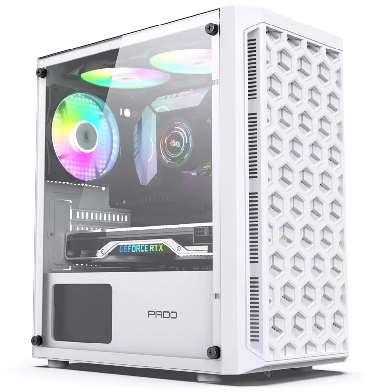 PADO Aries V Mini PC side MATX case support 240 water