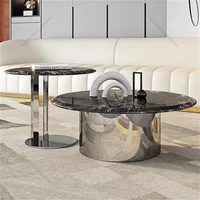 Tables basses de luxe italiennes moderne Simple Villa Salon Tables basses originalité Salon meubles de maison Couchtisch FYCT 1