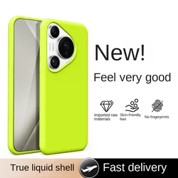 Luxury Liquid Silicone Shockproof Phone Case - Protective Back Cover - Huawei Pura 70 Pro+ (16 - Style)
