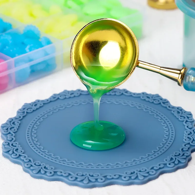 Luminous Sealing Wax Particles for DIY Scrapbooking