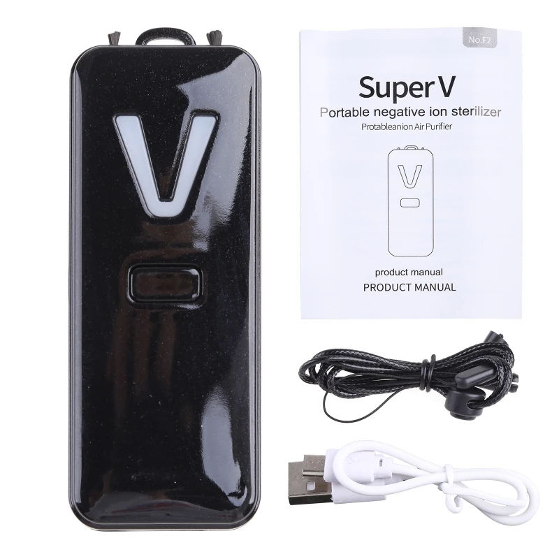 

Around the Neck Air Purifier Mini Negative Generator Filter