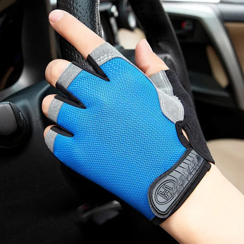 Anti slip Fingerless Gloves Breathable Women s Men s Glove Sport Gloves