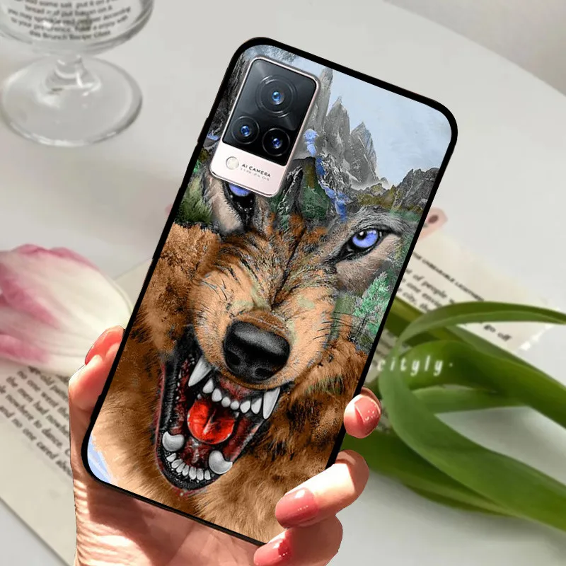 Soft Silicone Phone TPU Coque Cover for Vivo V21 Series - Protective s Shell