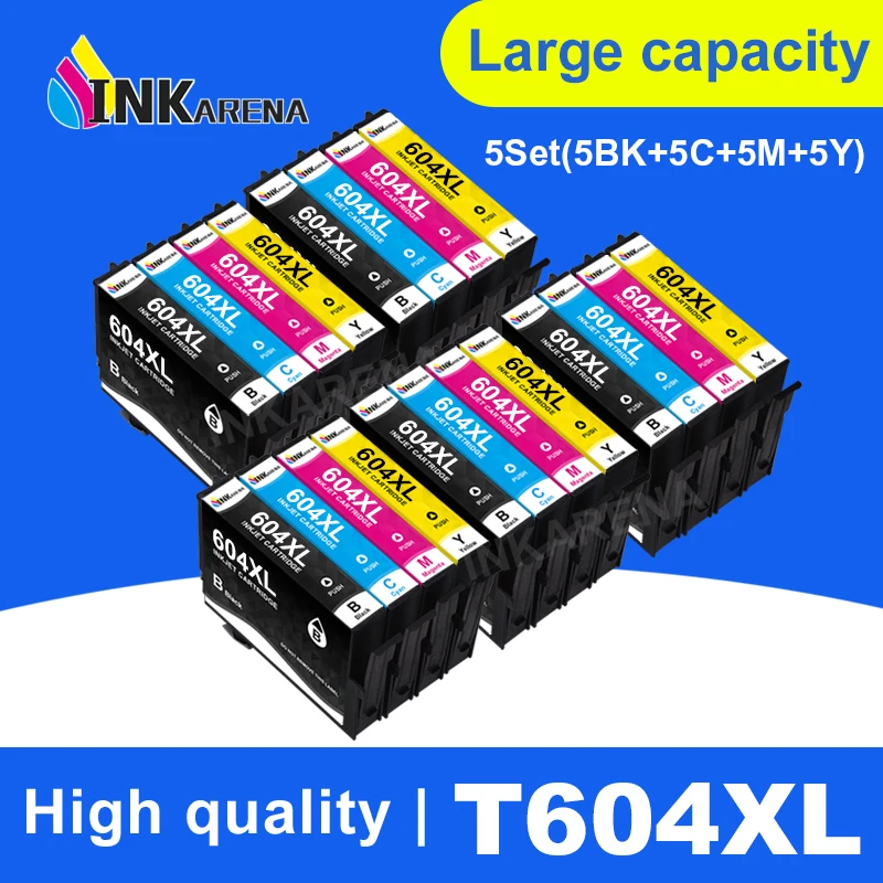 Cartuccia D'Inchiostro Compatibile Inkarena 604 604Xl T604 Per Epson Xp-2200 Xp-2205 Xp-3200 Xp-3205 Xp-4200 Xp-4205 Wf-2910Dwf Wf-2930Dwf