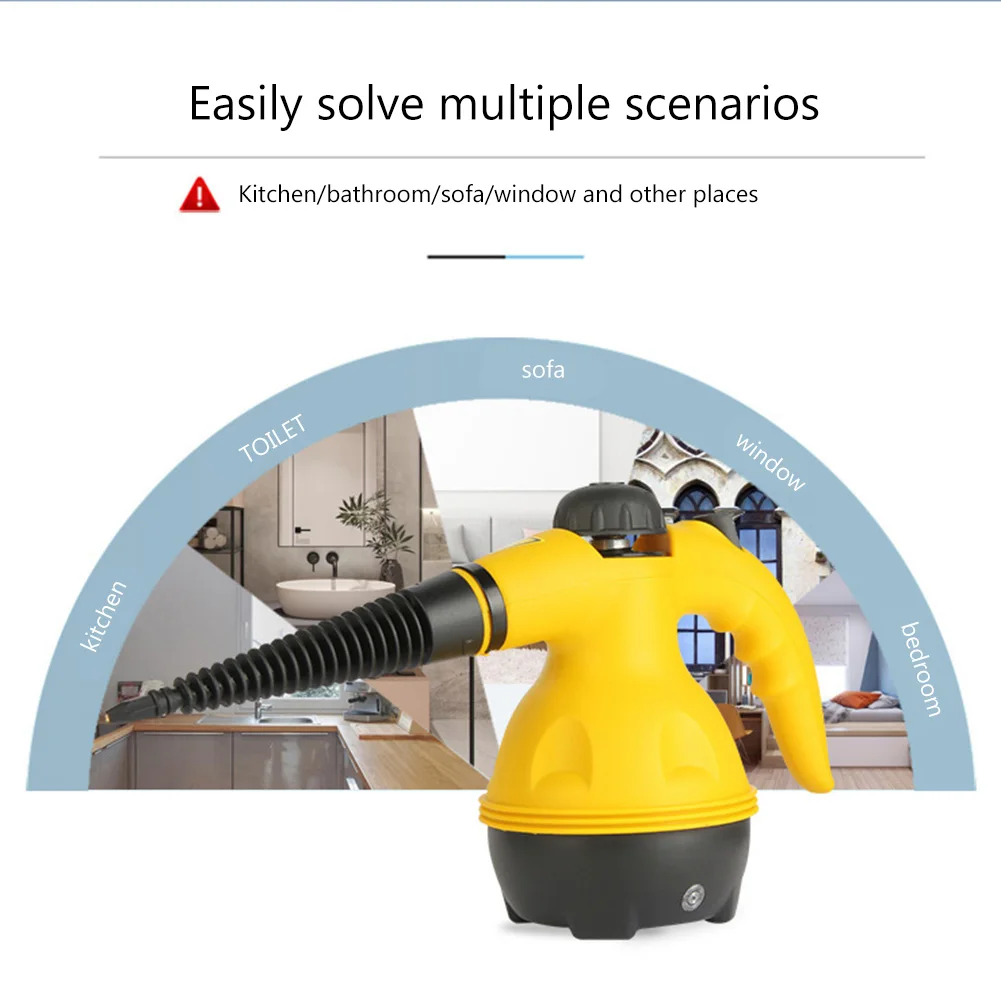 

Multifunctional cleaning machine Effective sterilization 6 types of nozzles Handheld high-temperature steam cleaning machine