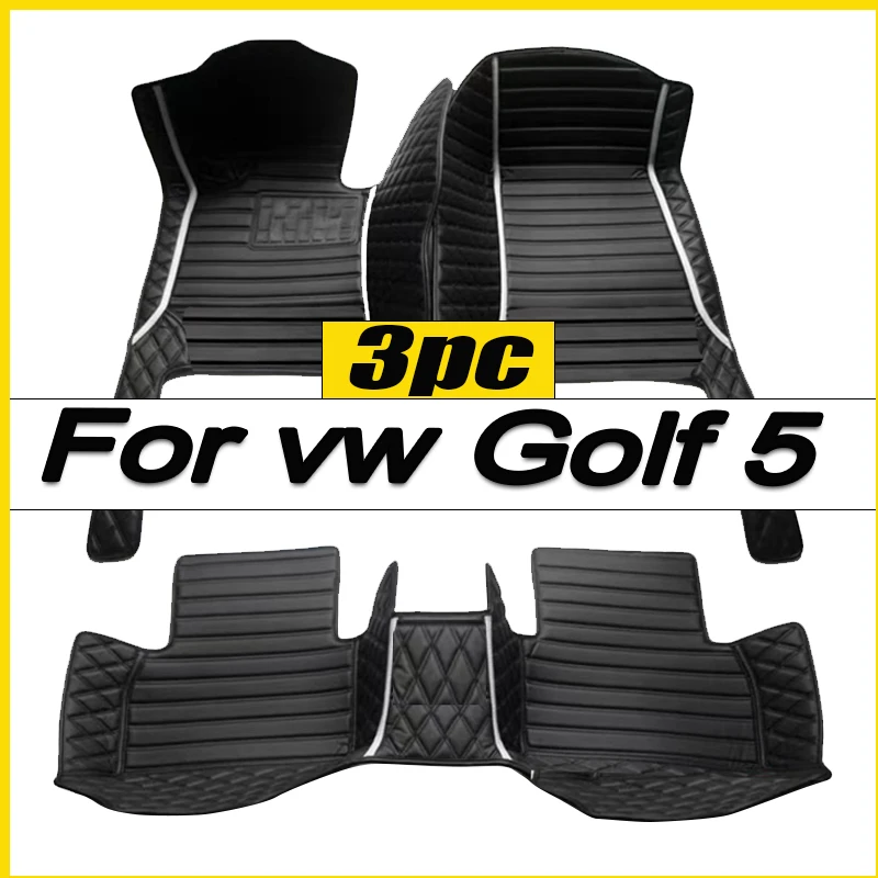 

Car Floor Mats For Volkswagen vw Golf 5 MK5 2008 2007 2006 2005 2004 Carpets Foot Pads Accessories Interior Rugs Replacement