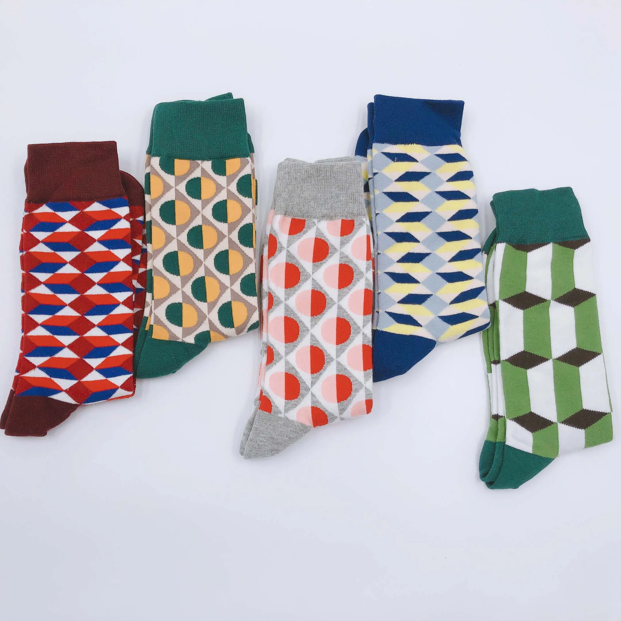 5 пар/комплект, мужские хлопковые носки в британском стиле носки мужские осенне зимние хлопковые в стиле ретро 5 пар лот