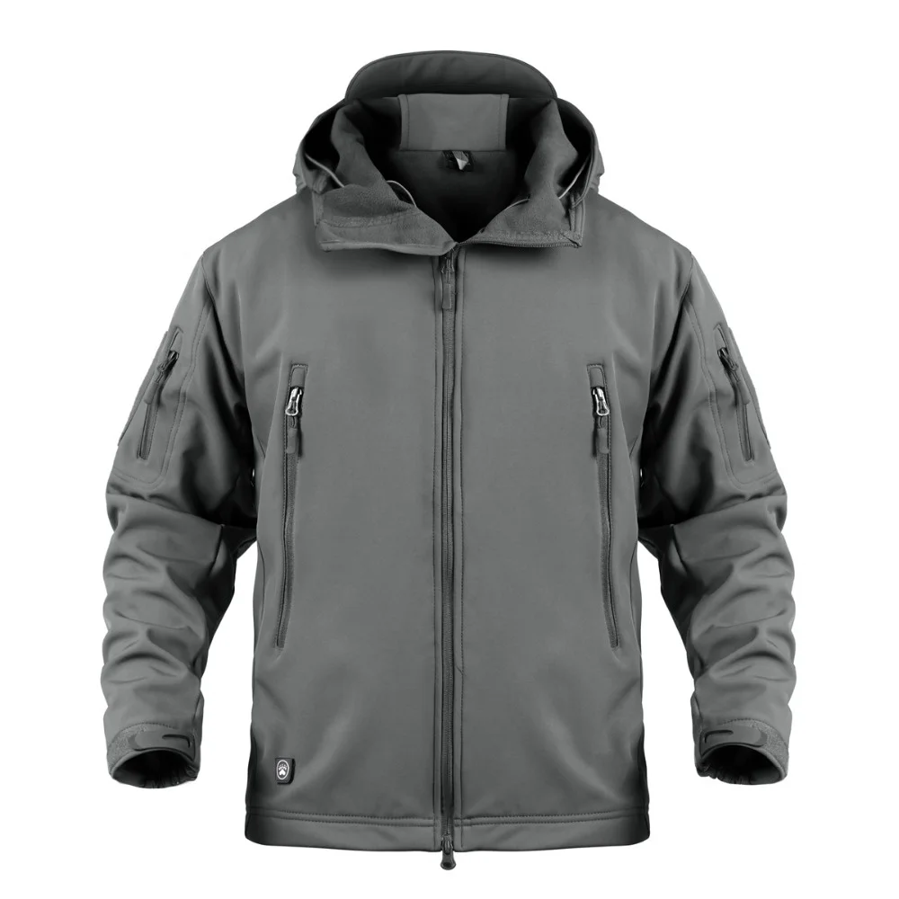 Men's Tactical Jacket Soft Shell Winter Military Outdoor Coat_voghion.com