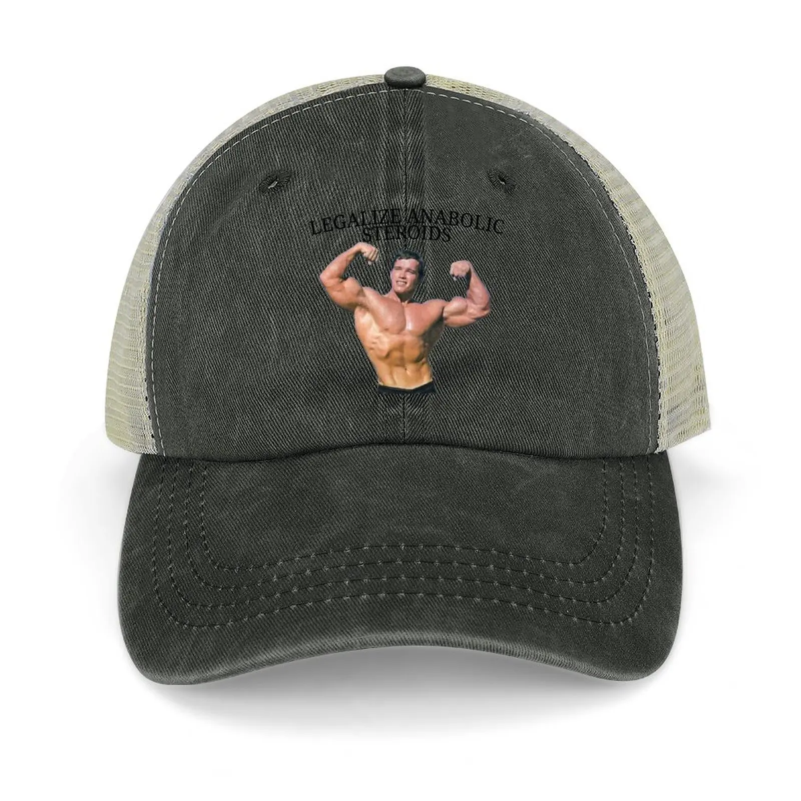 

Legalize Anabolic - Arnold Schwarzenegger Cowboy Hat Beach Streetwear Bobble Hat Women's Men's