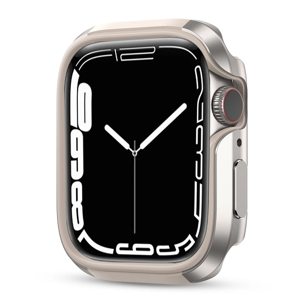 

Aluminium Alloy+TPU Hollow Case for Apple Watch 9 Series 8 7 6 SE 5 4 Cover Ultra 2 49mm 41mm 45mm 40mm 44mm Metal Bumper Frame