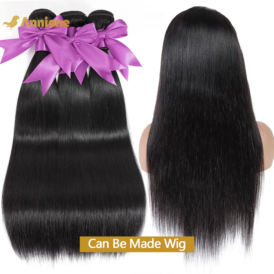 20 22 24 Inch Straight Bundles Human Hair 1/3/4 Raw Hair Bundles Deal Brazilian Hair Remy Extensions Double Weft Hair Weaving