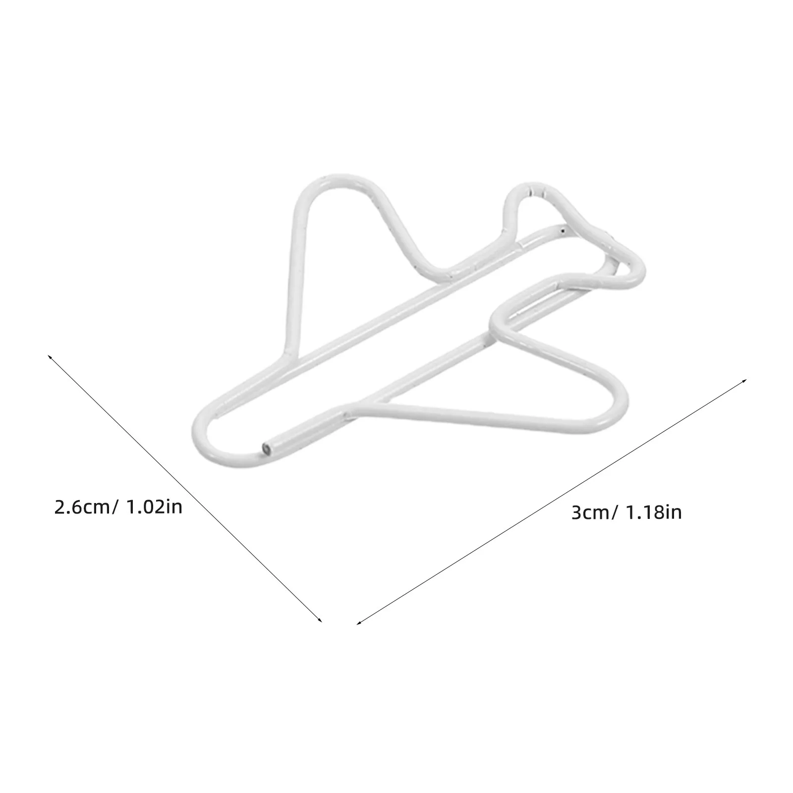 100Pcs 비행기 종이 클립 사무실 학교 플래너를위한 참신한 장식 금속 클립 스크랩북 작은 컬러 종이 클립