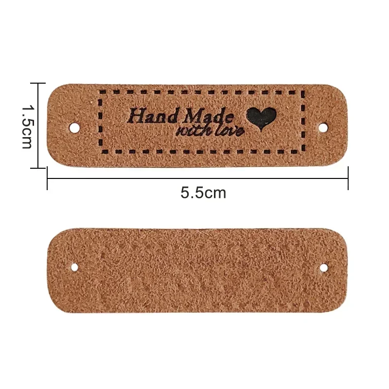 Leather Labels Clothing Labels Leather Tags Garment Labels Sewing Labels 10pcs