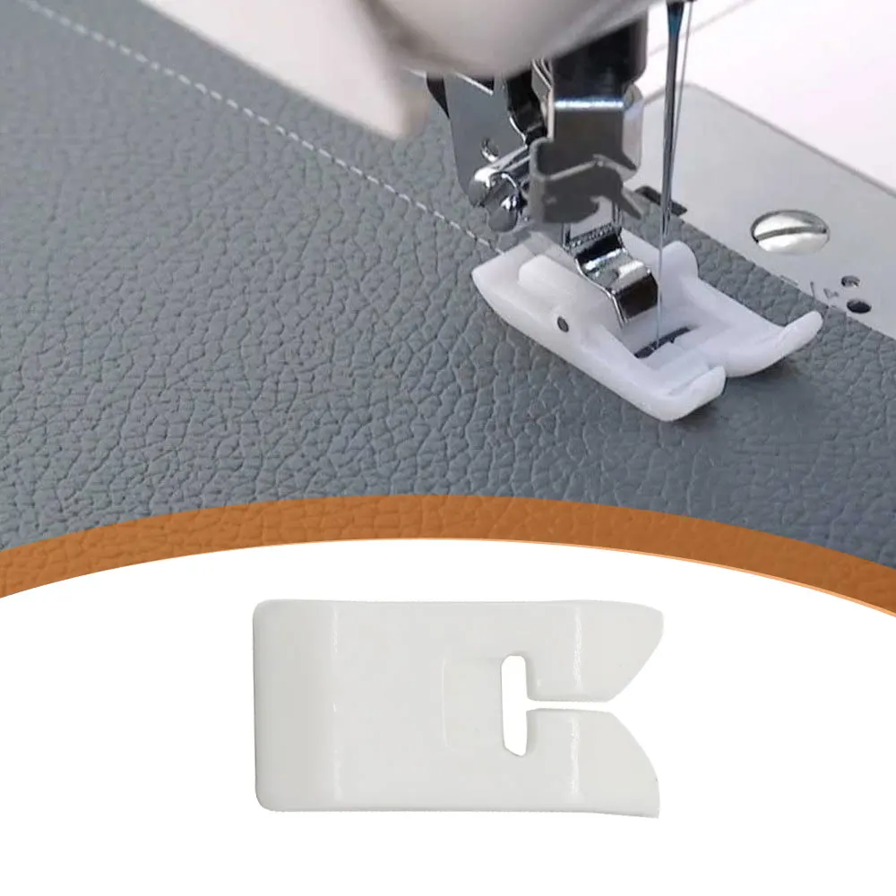 

White Portable Domestic Sewing Machine Leather Presser Foot Household for Elna, for Janome, for Singer Sewing Accessories