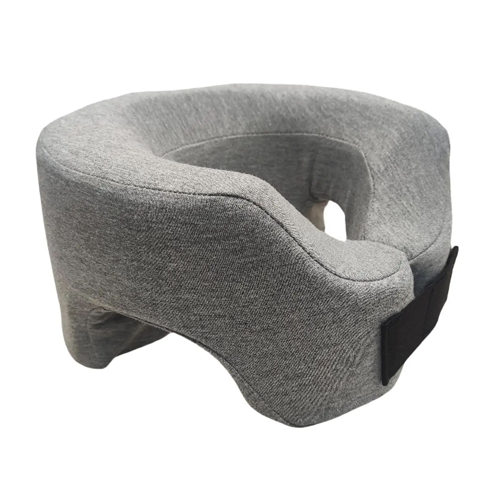 Face Down Sleeping Pillow Soft for Long Flights Travel Contoured Support 2